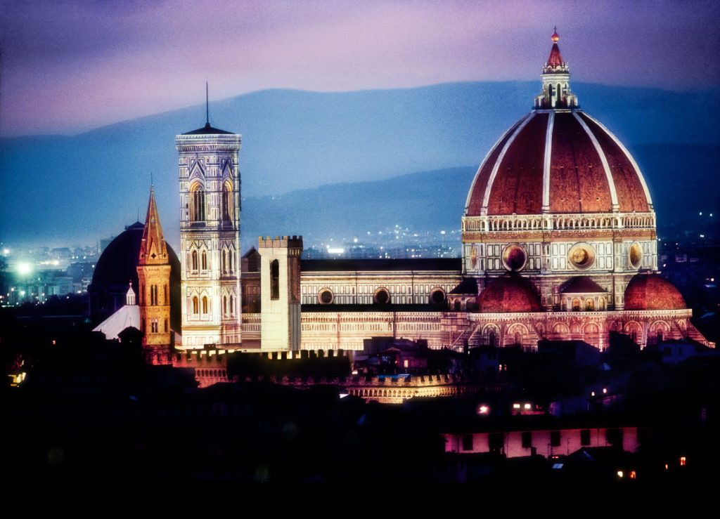 Colour photograph of the Duomo, Florence Italy