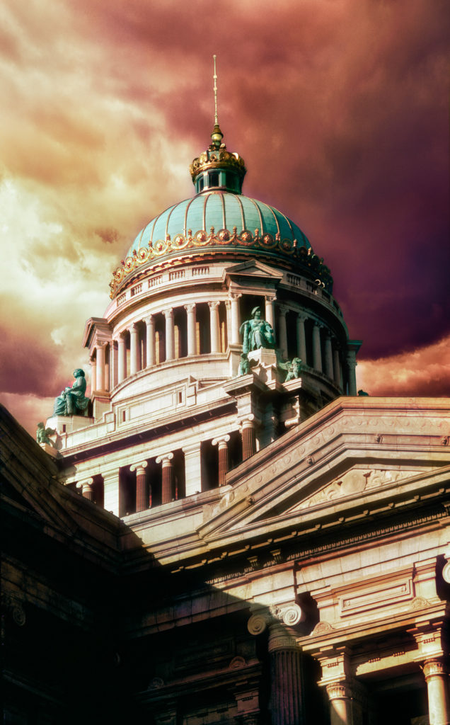 Photograph of the Domed Palais du Justice, Brussels, Belgium