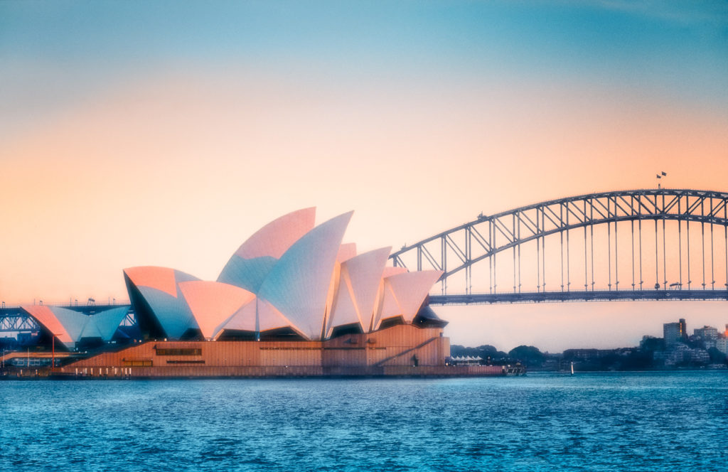 Colour photograph of Sydney Opera House, Sydney, Australia